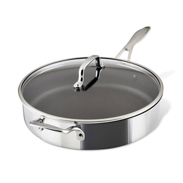 Circulon Stainless Steel Extreme Non-Stick Covered Saute with Helper Handle, 30cm/4.7L