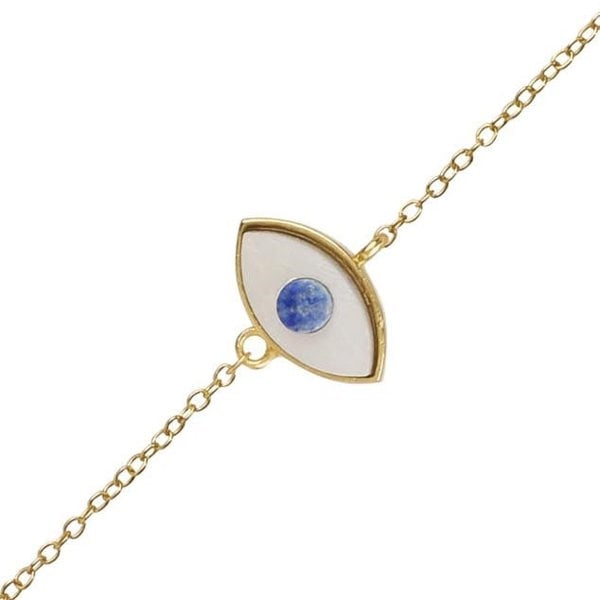 Evil Eye Bracelet Mother of Pearl - Lila Rasa