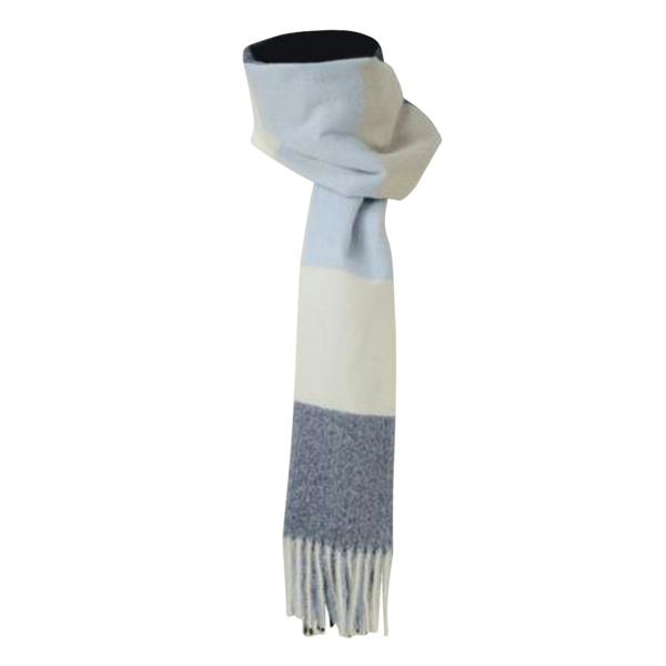HyFASHION Womens/Ladies Cumbria Scarf - Navy/White/Light Blue - 