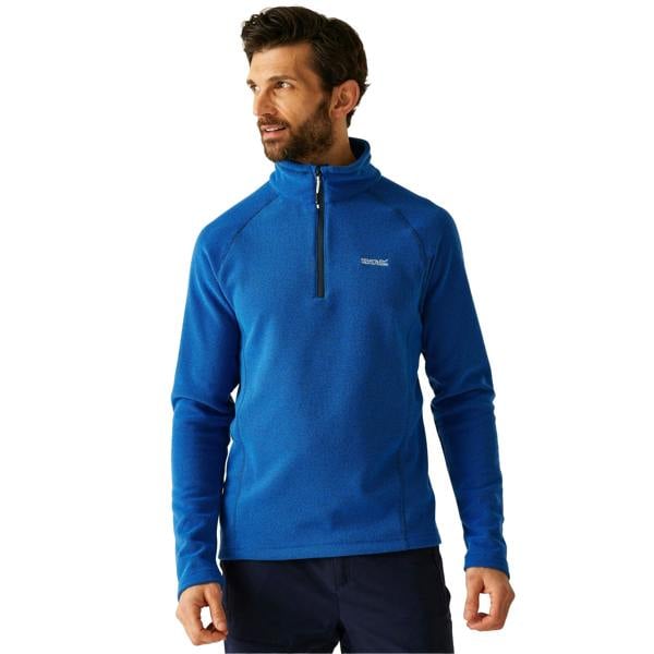 Regatta Great Outdoors Mens Kenger Half Zip Honeycomb Fleece - Snorkel Blue - 