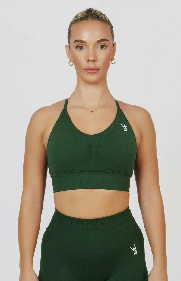 V3 Apparel Tempo 3-Piece Seamless Set - Hunter Green