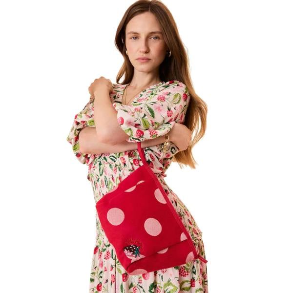 Cath Kidston Polka Dot Pouch - Red - 