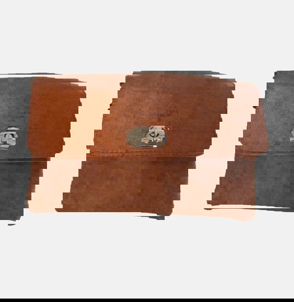 Berber Leather The Kenitra Soft Cross-Body Bag in Tan