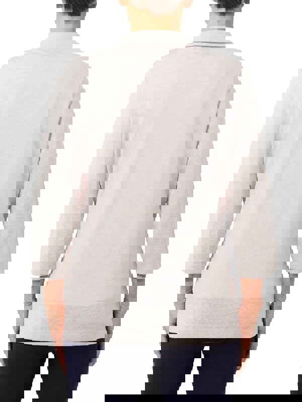 PennyPlain Front Button Jacket - Cloud