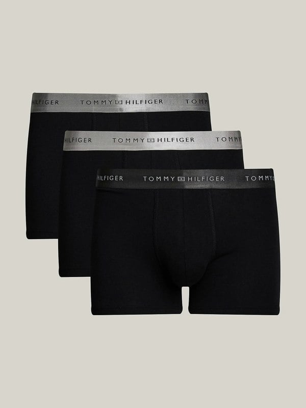Tommy Hilfiger SIGNATURE COTTON Mens  3 -Pack Trunks Multicoloured