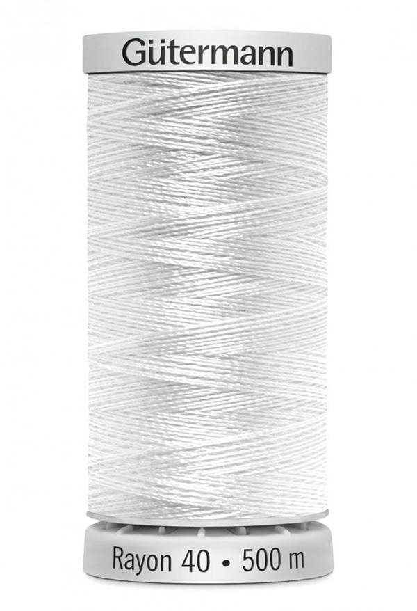 Gutermann No 40 Sulky Rayon Embroidery Thread 500m Rayon Thread Suitable For Embroidery