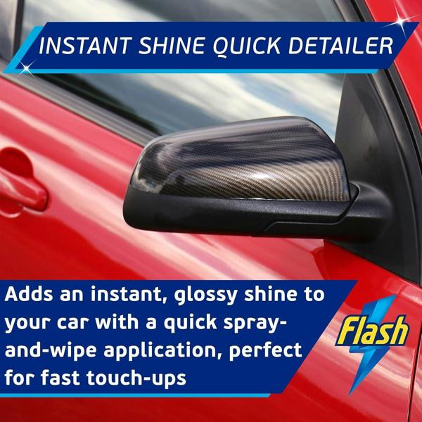 FLASH Quick Detailer Spray Car Cleaner Protects & Restores Paint 500ml