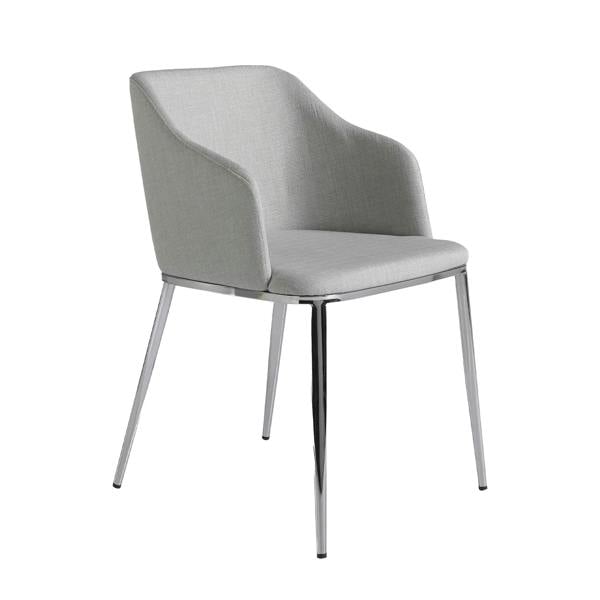 Angel Cerdá Grey Fabric Chair 4050