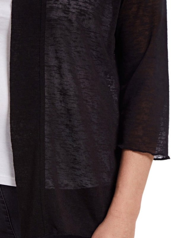 PennyPlain Open Front Shrug - Black