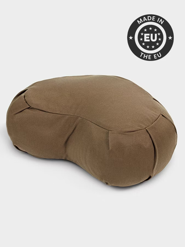 Yoga Studio European Organic Buckwheat Zafu Crescent Cushion