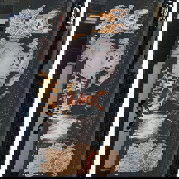 Mala Leather Kennel Crew Dogs Large Leather RFID Tri-Fold Purse