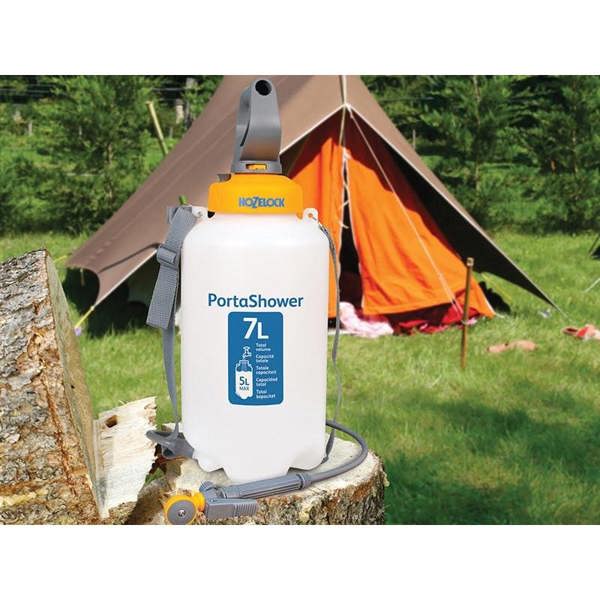 Hozelock 4140 4-in-1 Multi Use Portashower - Multi Colour - 