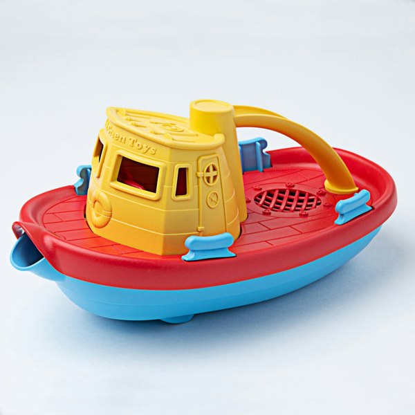 Green Toys Yellow Tugboat - Made From 100% Recycled Plastic