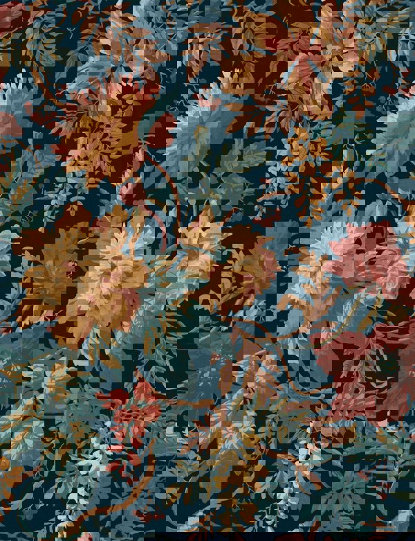 Midnight Garden Wallpaper - Fire Cracker