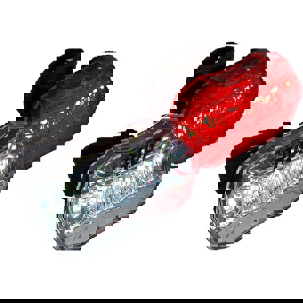 Awe Strobe 10 Diode SMD LEDs Bike Light Set, 5 Diode Front & 5 Diode Rear