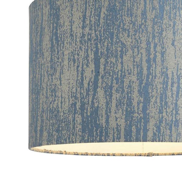 Pagazzi Lighting Canterbury 35cm Blue Jacquard shade