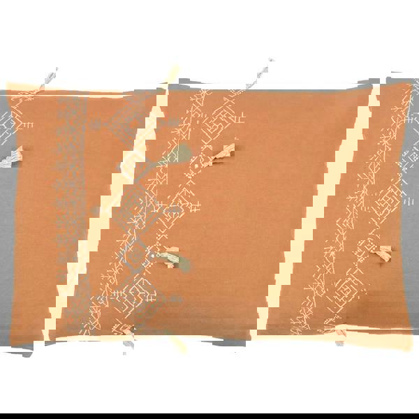 Furn Pritta Tassel Cushion Cover - Cinnamon Orange
