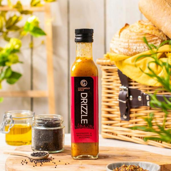 Cotswold Gold Raspberry & Wholegrain Mustard Drizzle
