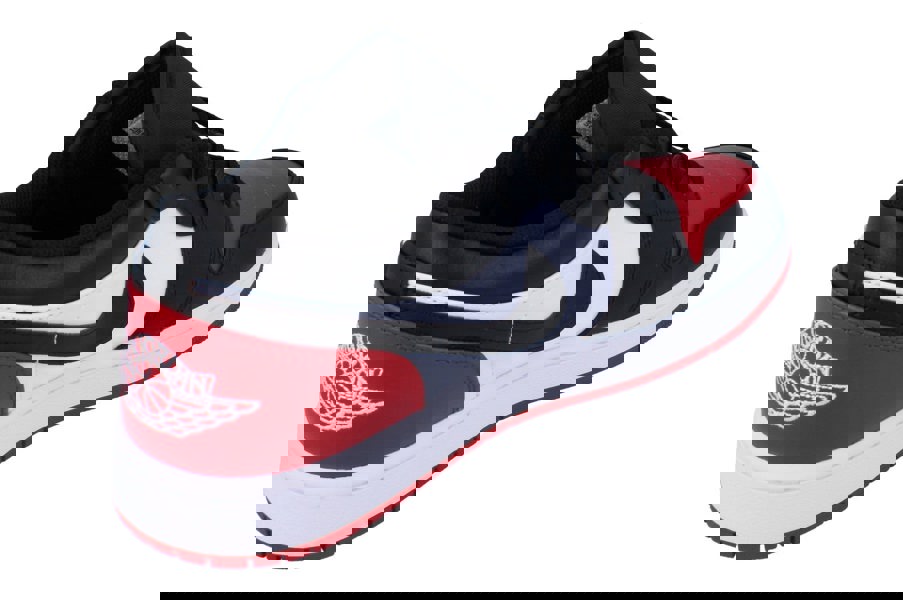 Nike Air Jordan 1 Low Mens Trainers 553558  161 - White Black Varsity Red White 161 - Photo 2