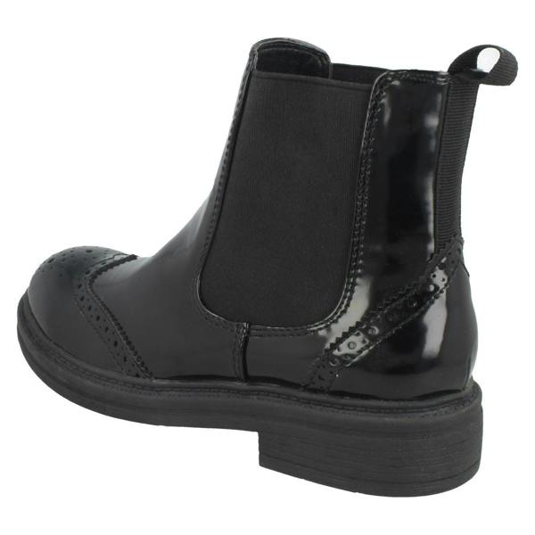 Down to Earth Ladies Down To Earth Block Heel Ankle Boots F50956