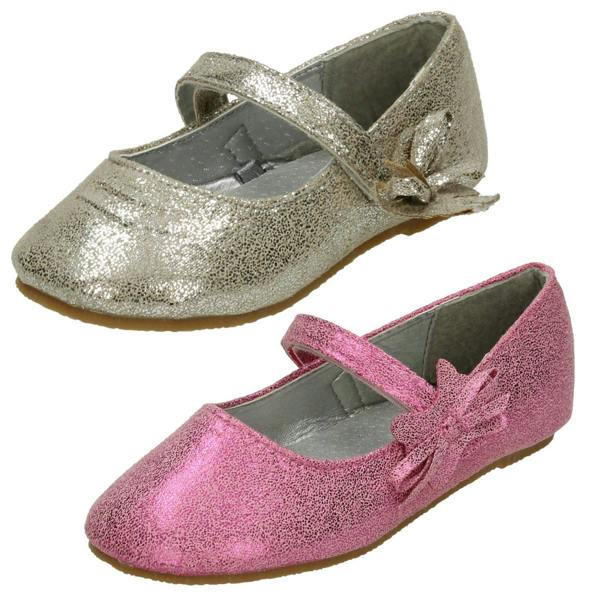 Cutie Girls Cutie Flat Shoes with Bow Detail