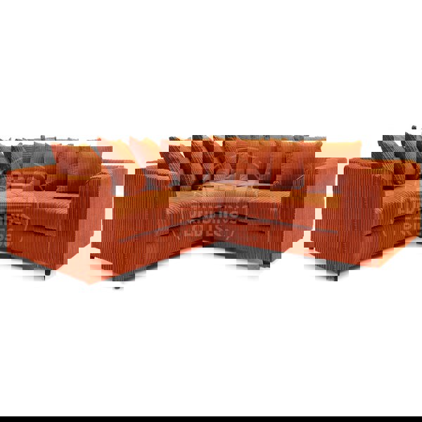 Furnishings For Less Ferguson / Luxor Full Jumbo Cord Corner Sofa