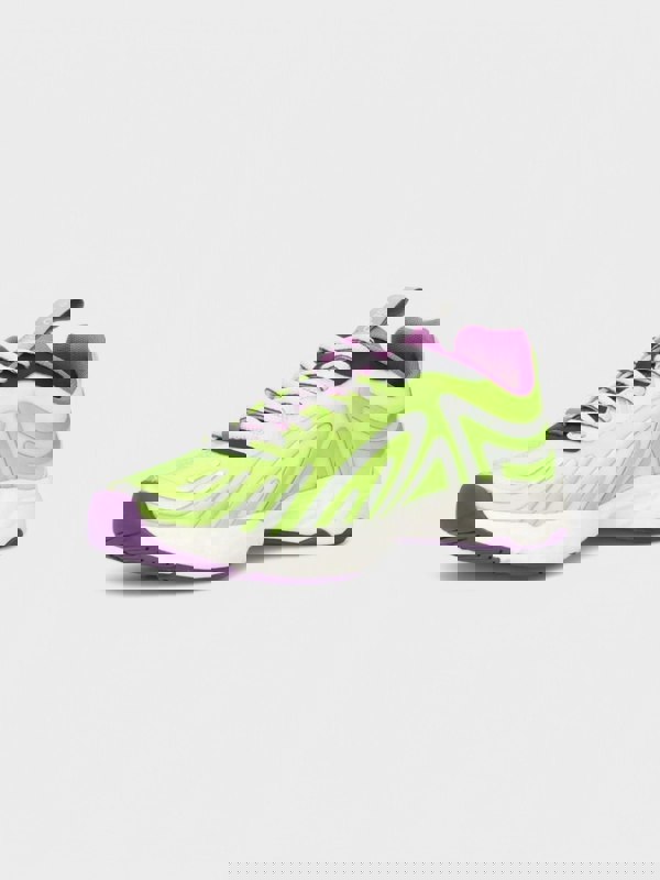 Acne Studios Buzz Neon Trainers Contrast Yellow Sneaker - Supplied FashionAcne Studios