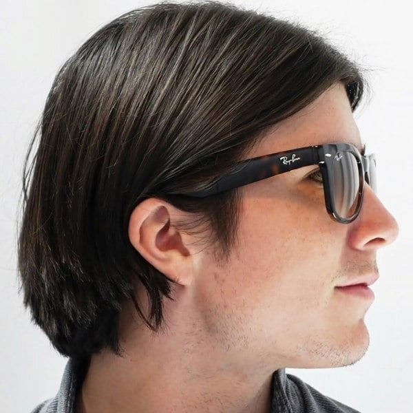 Ray-Ban Sunglasses Folding Wayfarer 4105 Black 601 54mm