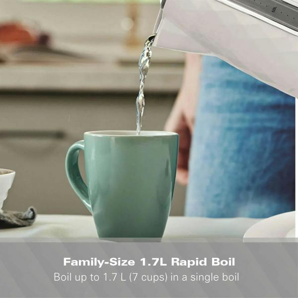 Hamilton Beach Diamond 1.7L Kettle - White