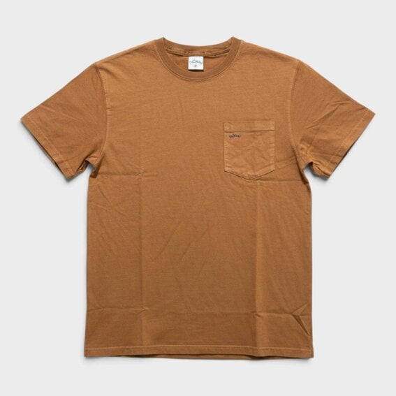 Noah Core Logo Pocket Tee Tobacco Brown