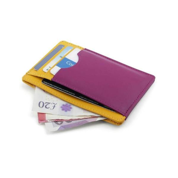 PRIMEHIDE Vertical Leather Lined Cardholder Thiago Rio