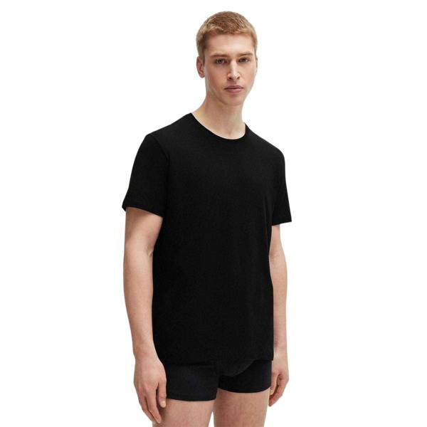 Boss Mens Relaxed Fit T-Shirt (Pack of 2) - Black - 
