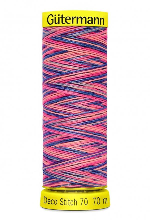 Gutermann Multicolour Deco Stitch 70 Thread 70m Polyester Thread Suitable For Embroidery