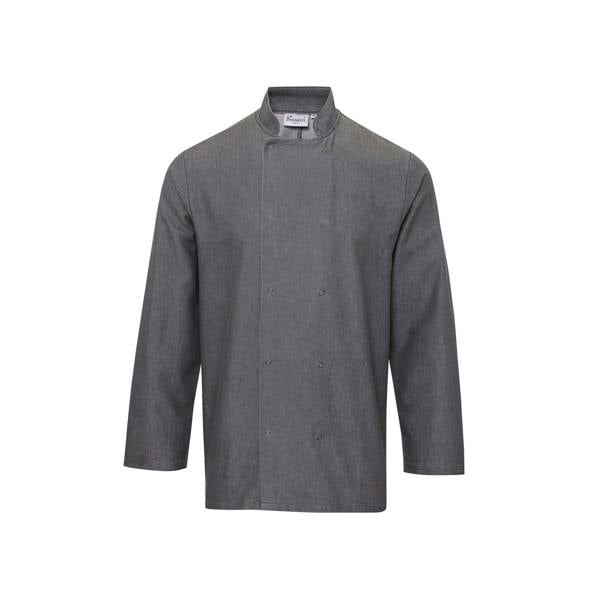 Premier Unisex Denim Chefs Jacket - Grey Denim