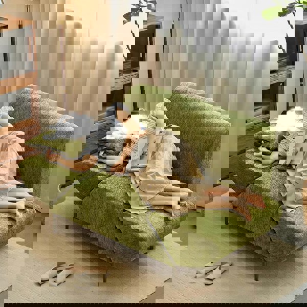 Rit Concept Qadir Deformable Sofa Bed, Armchair, Green