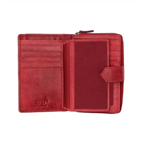 PRIMEHIDE Bifold Leather Purse For Women Arizona