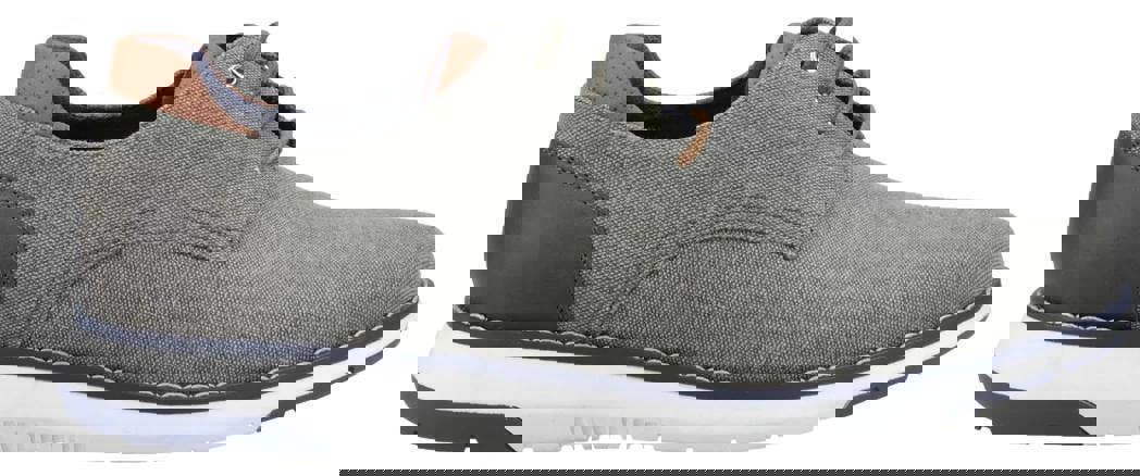 Hush Puppies Bruce Mens Casual Lace Up Smart Canvas Trainer Shoes