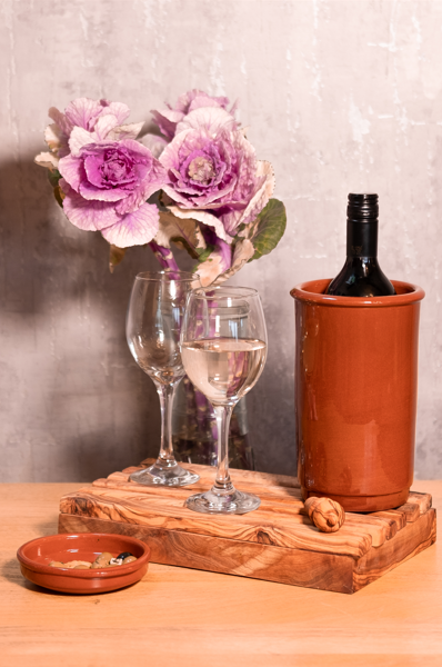 Verano Spanish Ceramics El Toro - Set Of 2 Wine Coolers