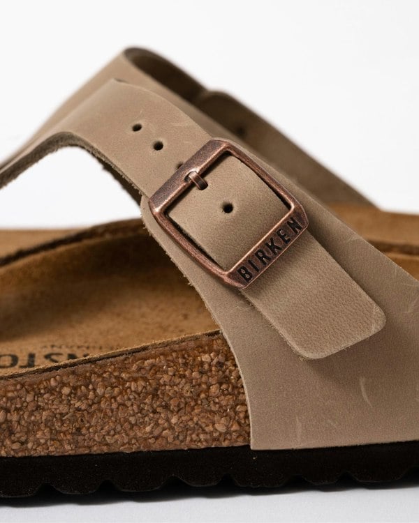 Birkenstock Gizeh Natural Oiled Leather Womens Sandals