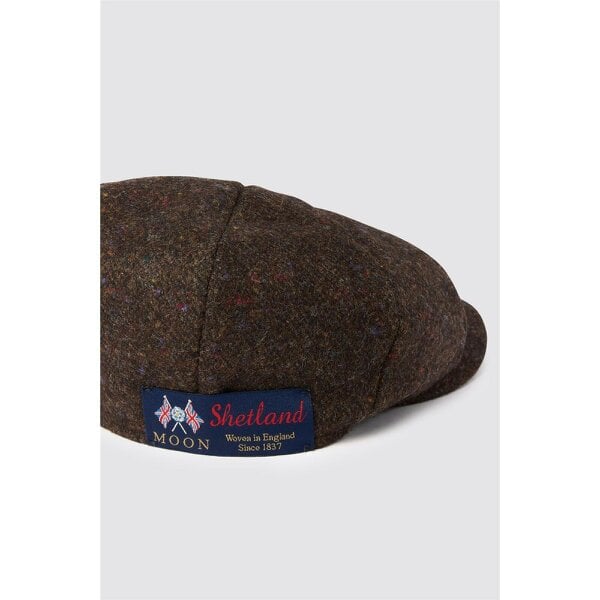 Alexandre Silver Alexandre x Abraham Moon's Brown Wool Baker Boy Hat