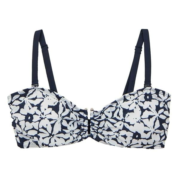 Regatta Womens/Ladies Aceana III Floral Bikini Top - Navy/White