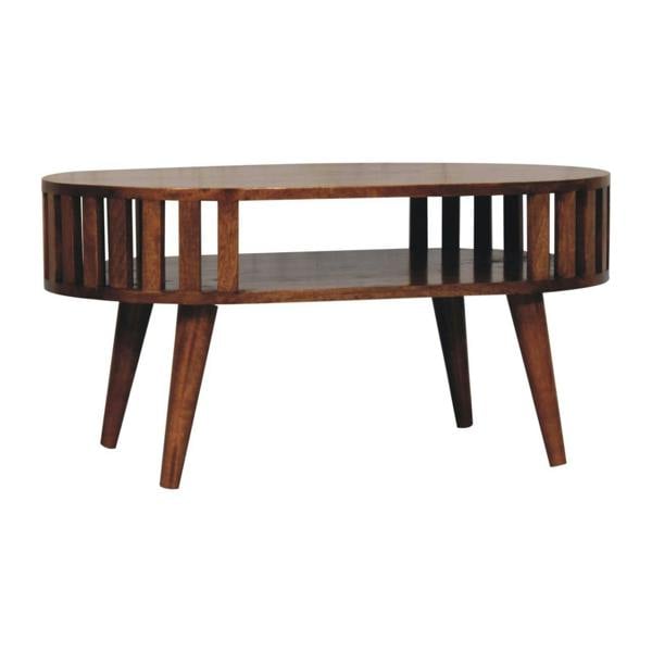Artisan Furniture Solid Wood Honey Caramel Ariella Coffee Table