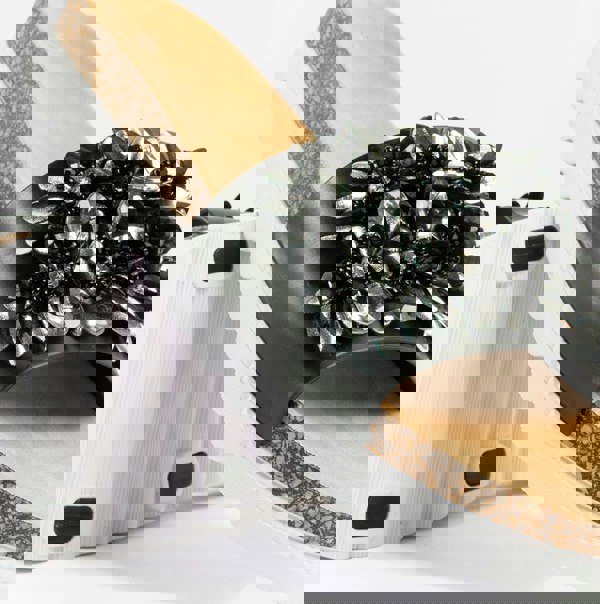 Dr Keller GLITZY Womens Slides Black