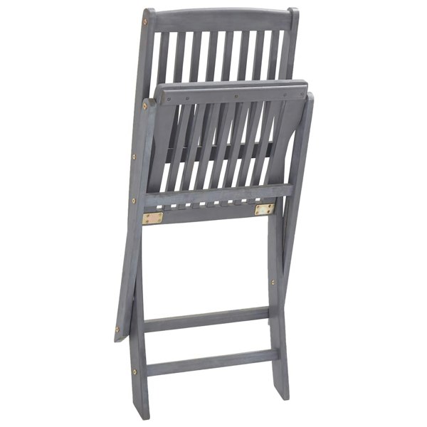 Berkfield Folding Outdoor Chairs 2 pcs Solid Acacia Wood