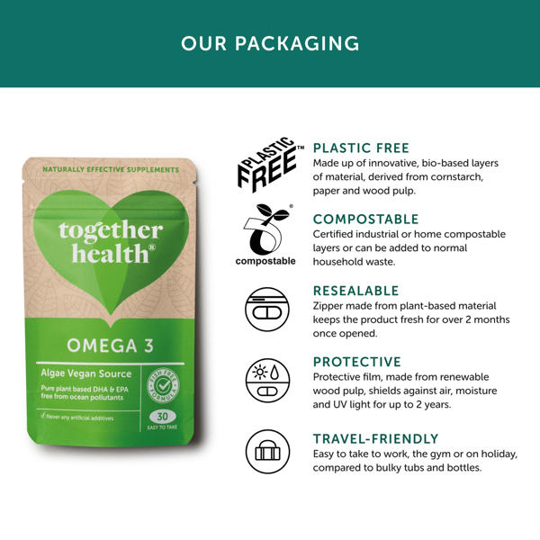Together Health Algae Omega 3 DHA & EPA - 30 Caps
