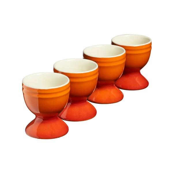 Cooks Professional 4 Piece Egg Cup Set | Orange