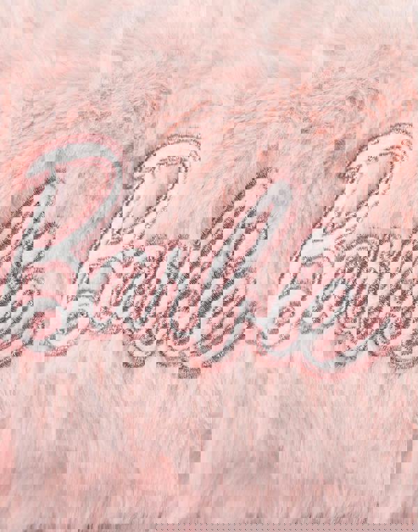 Barbie Womens Pink Furry Makeup Bag (One Size)