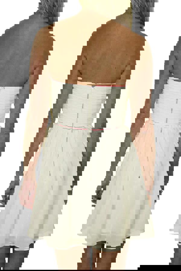 Paulo Due Women's Skater Style Chiffon Mini Dress