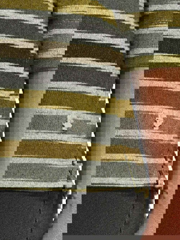 PennyPlain Striped Top - Forest