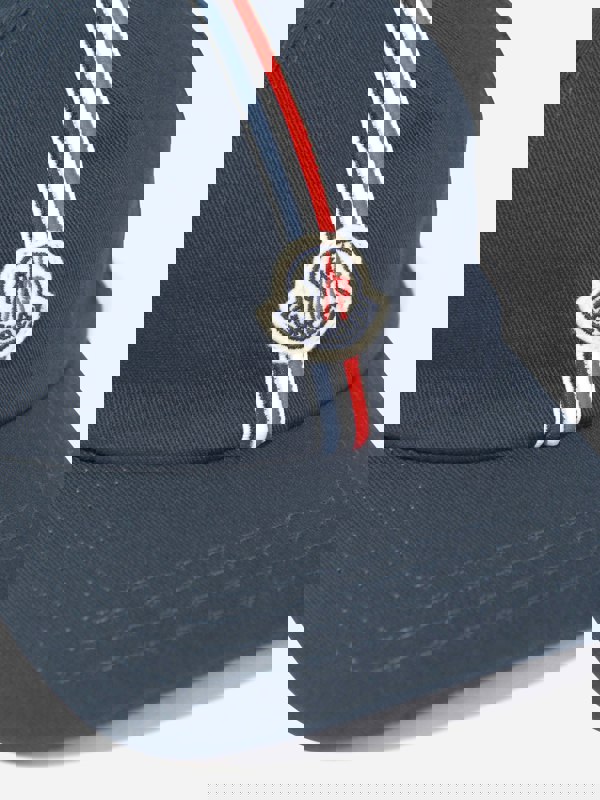 Moncler Enfant Boys Logo Baseball Cap in Navy